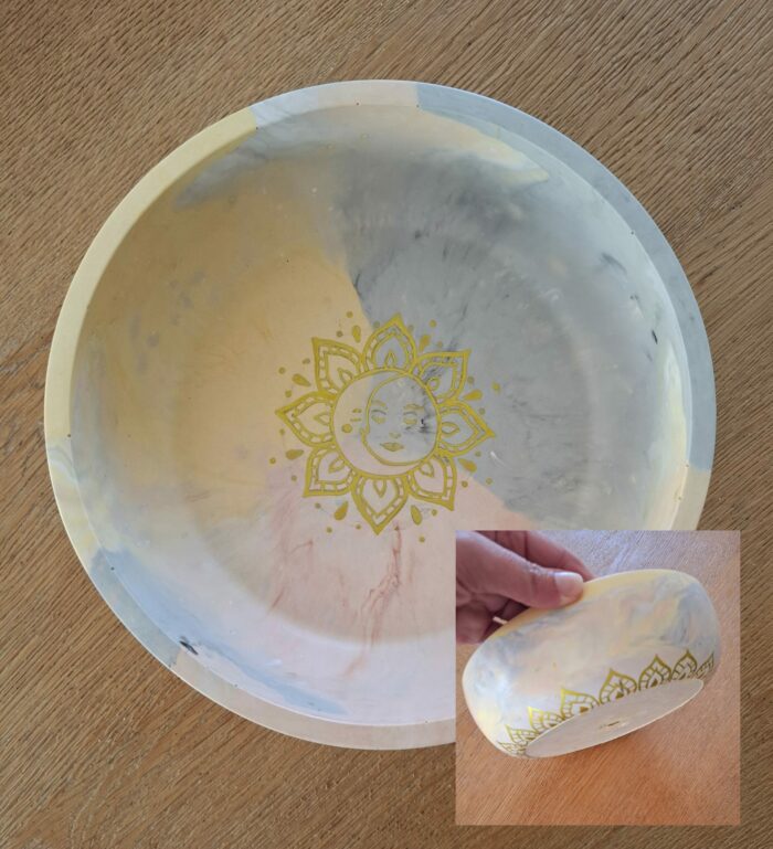 Grande coupelle Lune & Soleil